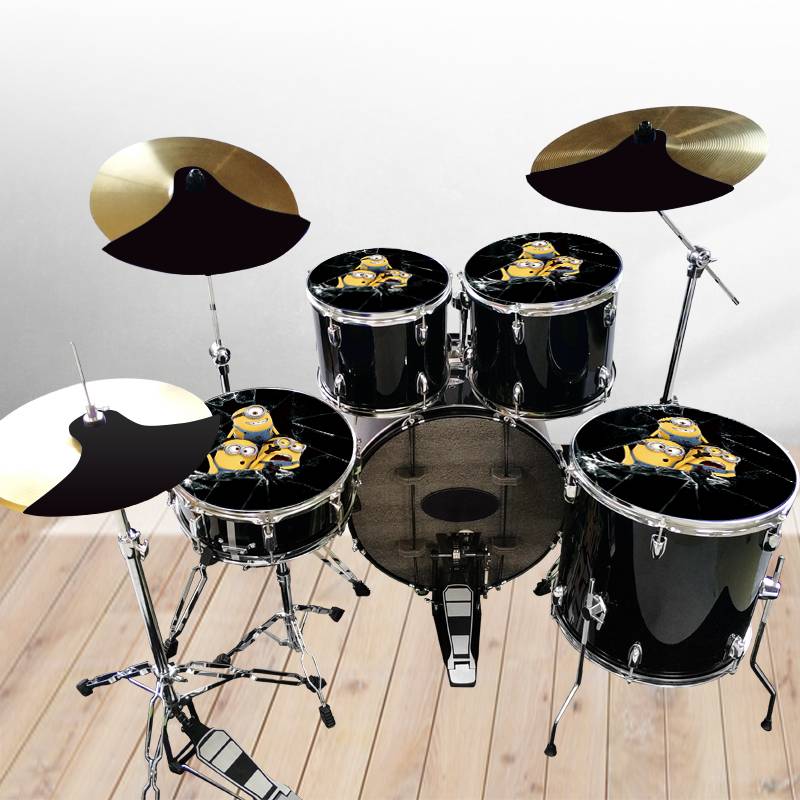 Five drums and three little yellows